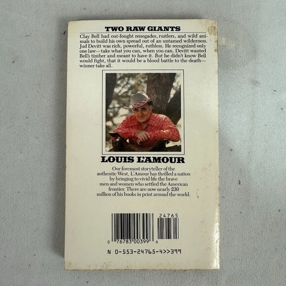 Guns Of The Timberlands By Louis LAmour Paperback 1988 Bantam Edition - Picture 2 of 3